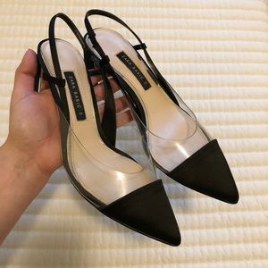 Zara Pointed Toe Slingbacks